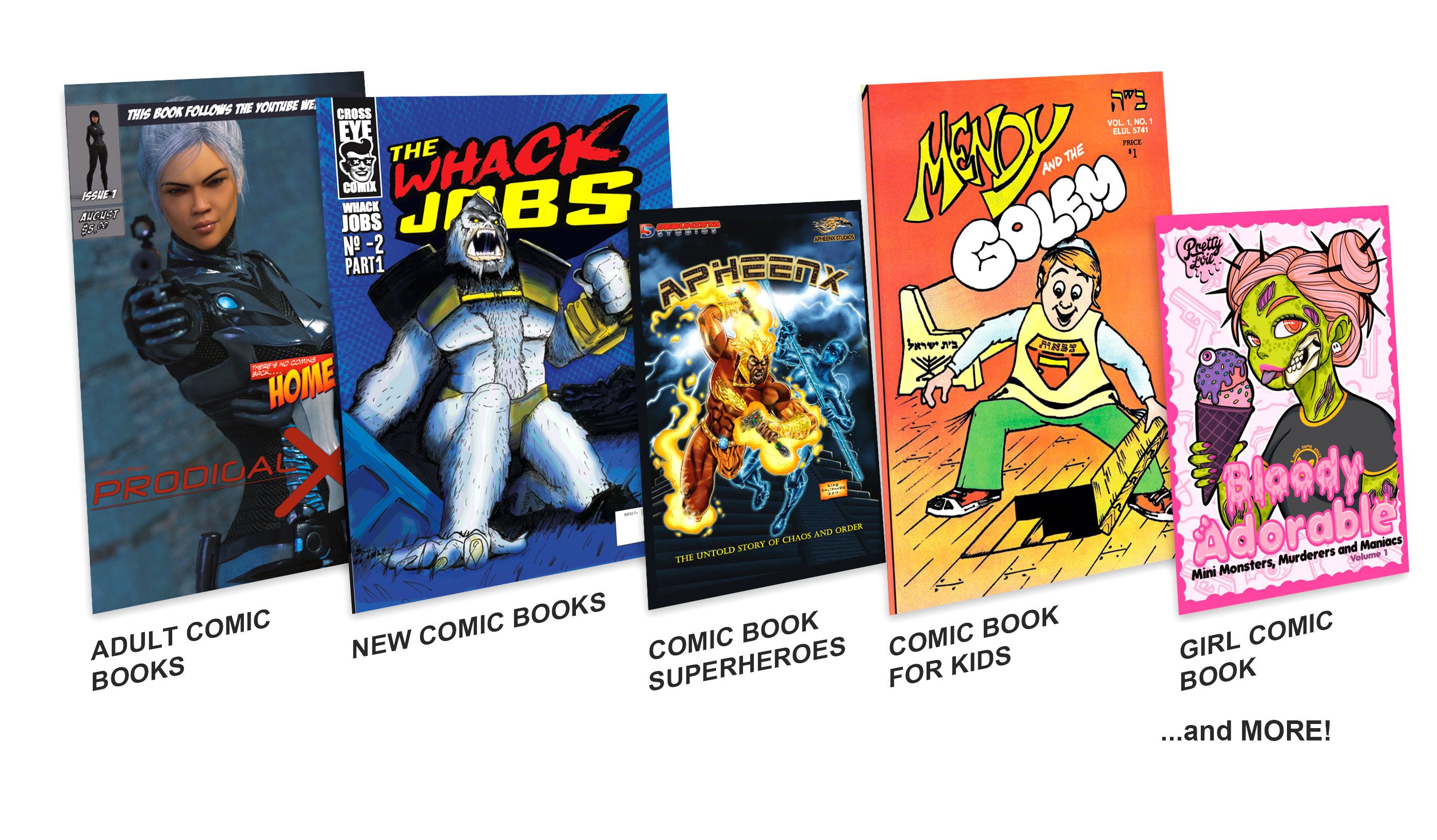 types of comic books